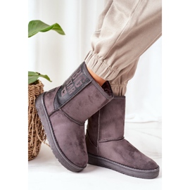 Botas de neve Big Star EE274417 Szare cinza 1