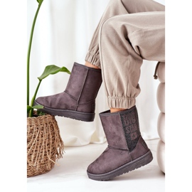 Botas de neve Big Star EE274417 Szare cinza 2
