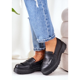 Mocassins de couro Big Star II274100 preto 2