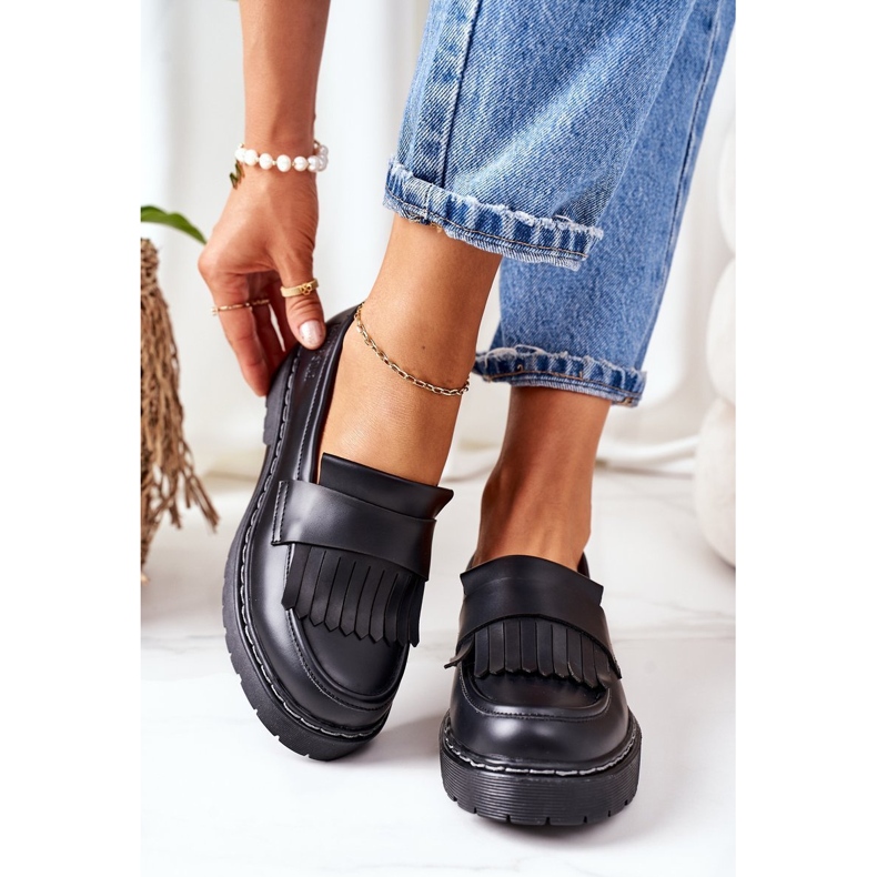 Mocassins de couro Big Star II274100 preto 1