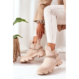 PS1 Botas Quentes Botas Jodhpur Bege Boa Idéia 2