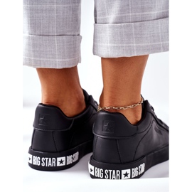 Tênis feminino de couro Big Star II274030 preto 1