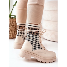 Workers Of Beige Elastic Fabric Love Story bege preto 2 Workers Of Beige Elastic Fabric Love Story bege preto 2