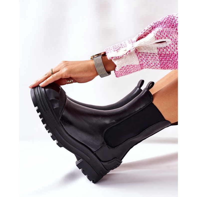 Botas pretas quentes botas Jodhpur folga preto 1 Botas pretas quentes botas Jodhpur folga preto 1