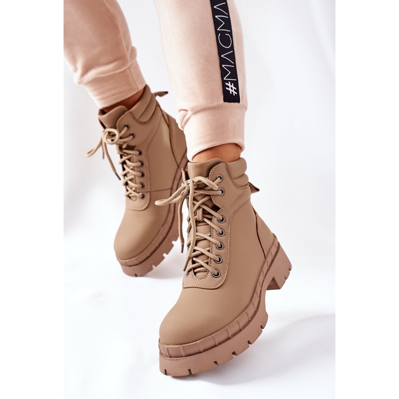 Big Star Botas Timberki Traperki Khaki Mustgrow cáqui 2