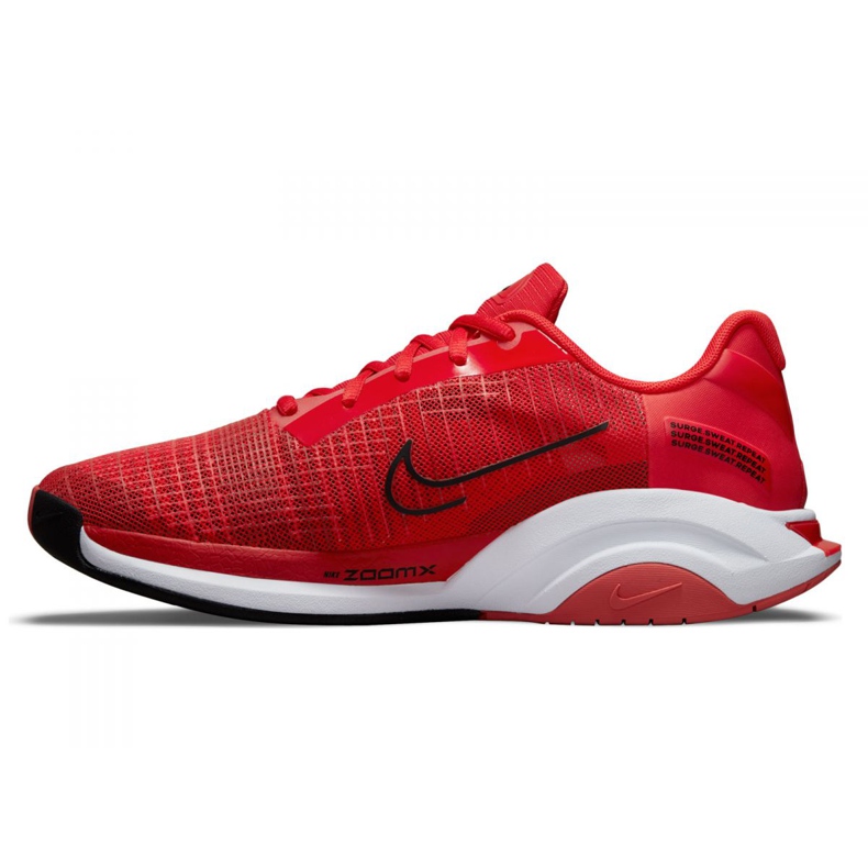 Tênis de treinamento Nike ZoomX SuperRep Surge M CU7627-606 vermelho 1