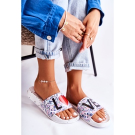 Chinelos femininos Big Star Love Branco DD274A256 1