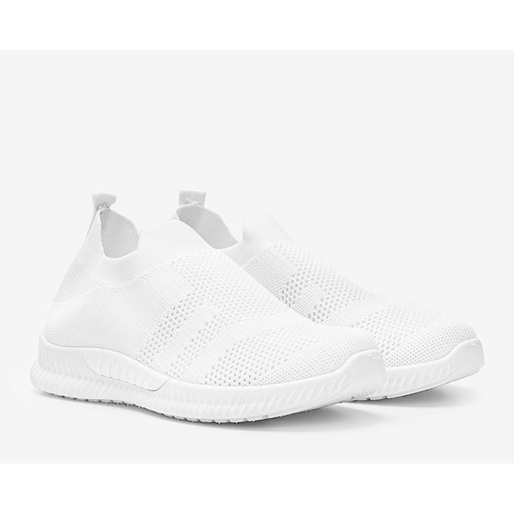 Tênis esportivos com borda infinita branca branco 2