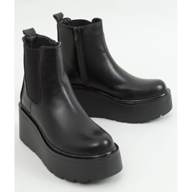 Botas pretas QT22P pretas de sola alta preto 1