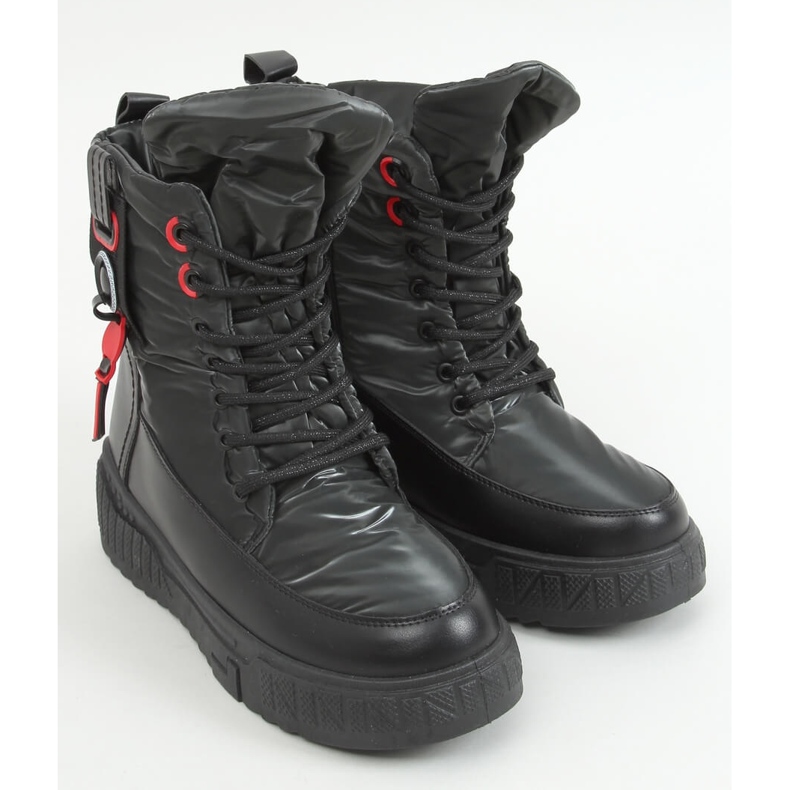 Botas de neve femininas negras NB509P Preto 1