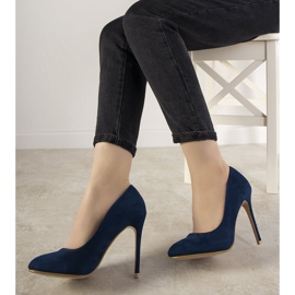 Sapatos azul marinho com salto Dermeno 1 Sapatos azul marinho com salto Dermeno 1