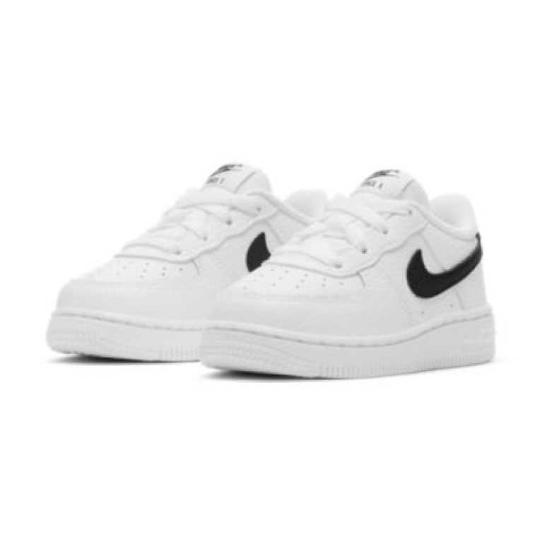 Nike Force 1 Inf Jr CZ1691-100 branco preto 2