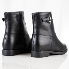 J. Star Botas pretas de tornozelo preto 1