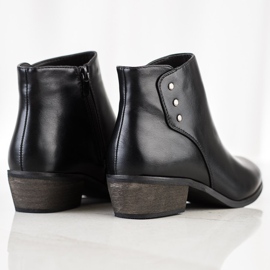 J. Star Botas casuais em um poste baixo preto 1