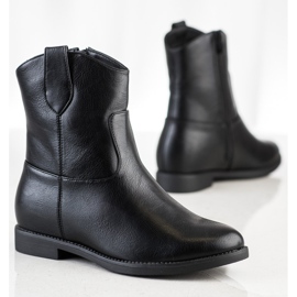 J. Star Cowgirls negras em uma cunha preto 1