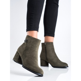 J. Star Botas de salto alto verde 2