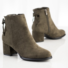 J. Star Botas com amarração verde 1