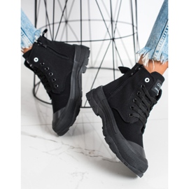 Goodin Tênis de cano alto originais preto 2