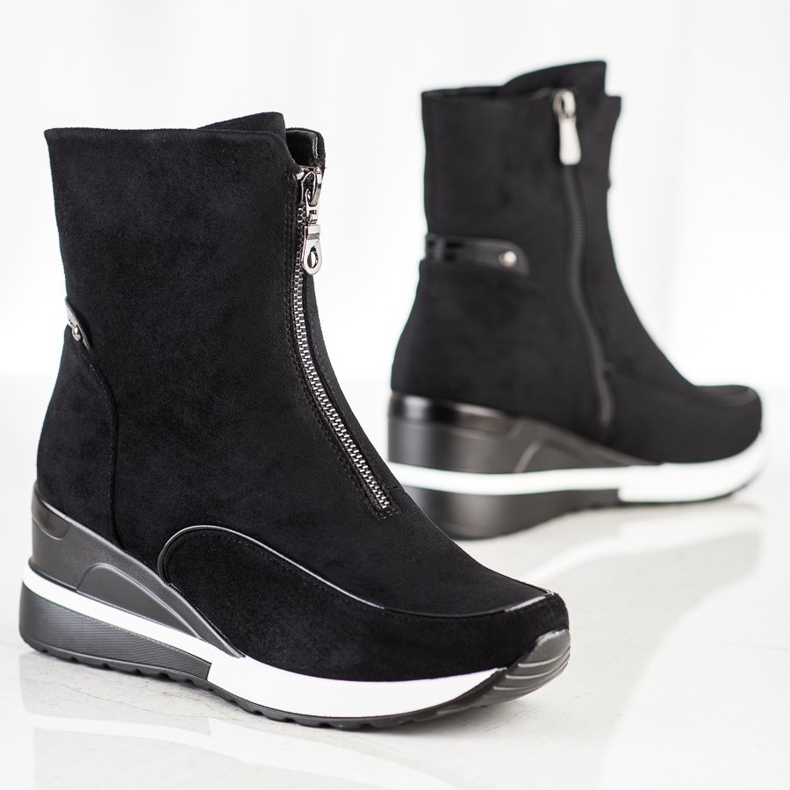 Botas altas pretas VINCEZA preto 1