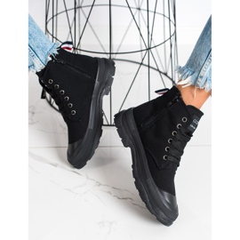 Goodin Tênis Com Zíper Decorativo preto 1