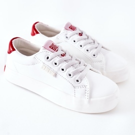 Tênis de couro infantil Big Star DD374134 branco 2