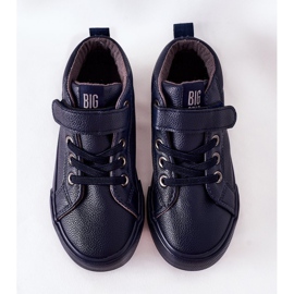 Tênis alto infantil Big Star EE374003 azul marinho 1
