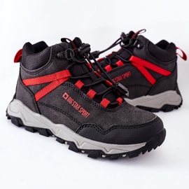 Sapatos de caminhada infantil Big Star GG374046 pretos 1