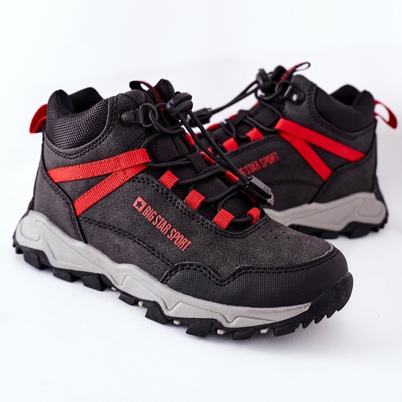 Sapatos de caminhada infantil Big Star GG374046 pretos 1