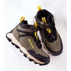Sapatos de caminhada infantil Big Star GG374047 Khaki verde 1