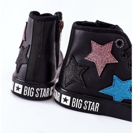 Tênis alto infantil com zíper Big Star II374028 preto multicolorido 1