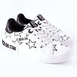 Tênis de couro infantil Big Star II374001 branco 2