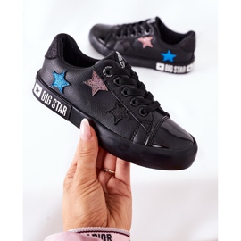 Tênis de couro infantil Big Star II374031 preto 1