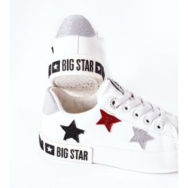 Tênis de couro infantil Big Star II374032 branco 1