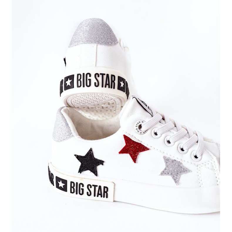 Tênis de couro infantil Big Star II374032 branco 1