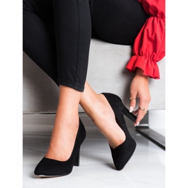 Sabatina Sapatilhas clássicas de salto alto preto 1