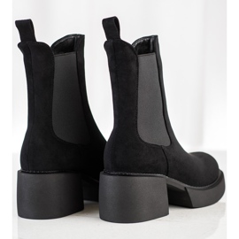 Filippo Botas altas do Chelsea na plataforma preto 1