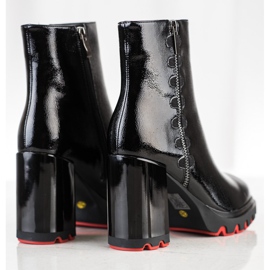 Filippo Botas de salto alto da moda preto 1