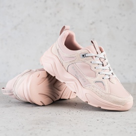 Tênis feminino Big Star GG274655 rosa 1