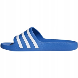 Chinelos Adidas Adilette Aqua F35541 branco azul 2