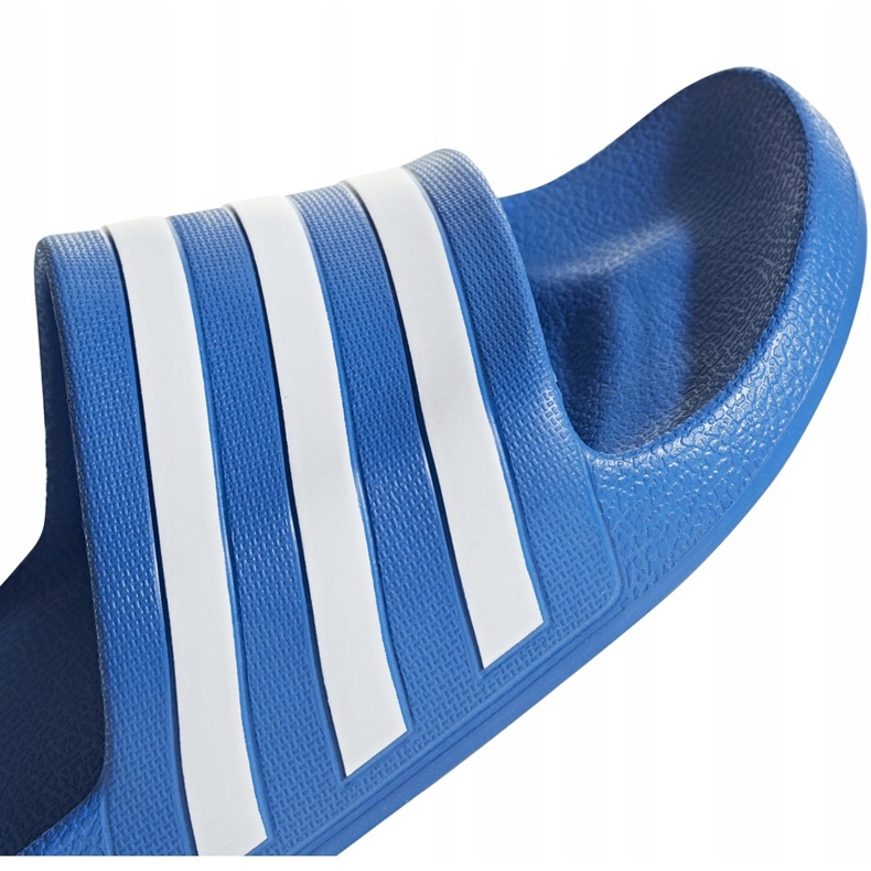 Chinelos Adidas Adilette Aqua F35541 branco azul 4