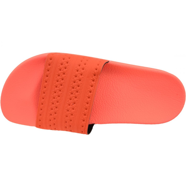 Chinelos Adidas Adilette Slides BY9905 vermelho laranja 2