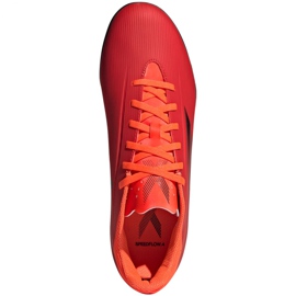 Chuteiras Adidas X Speedflow.4 Tf M FY3336 laranjas e vermelhos 1