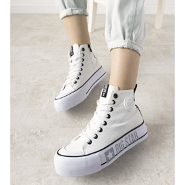 Tênis feminino Big Star da Balvin branco 1