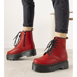 Botas femininas vermelhas Madeline vermelho 1