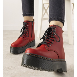 Botas femininas vermelhas Madeline vermelho 2