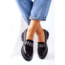 S.Barski Brogues feminino laqueado preto Montius 2