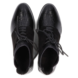 Botas femininas de couro Filippo preto DBT3034 / 21 BK 4