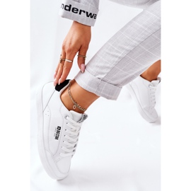 Tênis feminino de couro Memory Foam Big Star II274319 branco 1