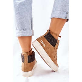 Tênis com alto isolamento Big Star II274145 Camel castanho 1