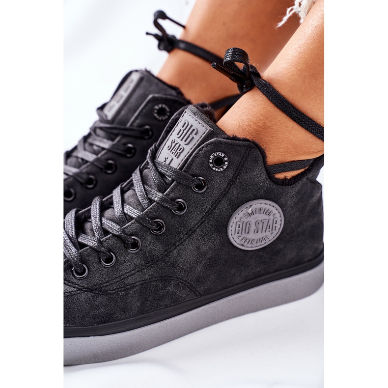 Tênis com isolamento de couro Big Star II274148 preto 1